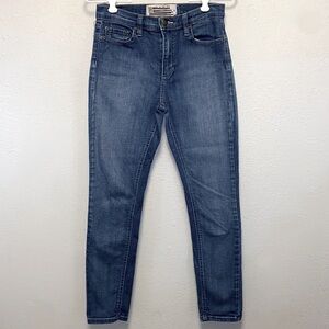 Free People Medium Wash, High-rise Skinny Jeans: 4902